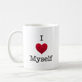 I Liebe selbst Kaffeetasse (Links)