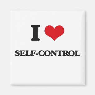 I Liebe Selbst-Kontrolle Magnet