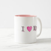 I Liebe selbst Zweifarbige Tasse (VorderseiteRechts)