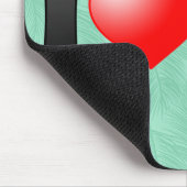 I Liebe-Senegal-Papageien Mousepad (Ecke)