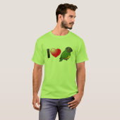 I Liebe-Senegal-Papageien T-Shirt (Vorne ganz)