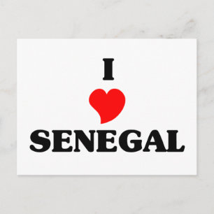 I Liebe Senegal Postkarte