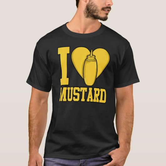 I Liebe Senfbedingungen T-Shirt (Vorderseite)