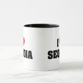 I Liebe Sequoia Tasse (Zentrum)