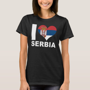 I Liebe Serbien - Flaggenstaat Serbien 1 T-Shirt