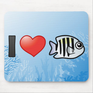 I Liebe Sergeant Major Mousepad