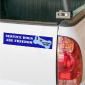 I Liebe-Service-Hunde Autoaufkleber (Auf Lkw)