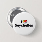 I Liebe Seychellische Flagge Button (Vorne & Hinten)