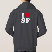 I LIEBE SF HOODIE (Rückseite)