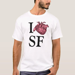 I Liebe SF Shirt mit anatomisch korrektem Herz