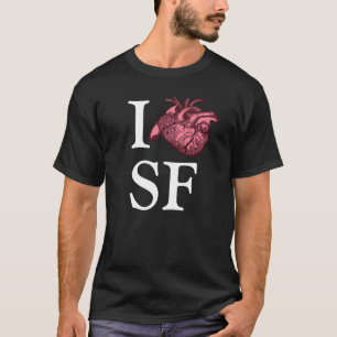 I Liebe SF Shirt mit anatomisch korrektem Herz