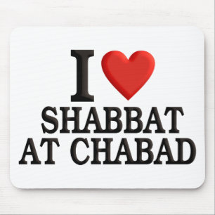 I Liebe Shabbat bei Chabad Mousepad