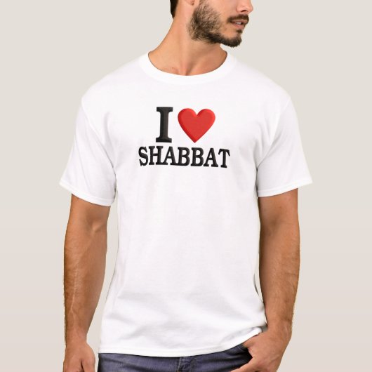 I Liebe Shabbat T-Shirt (Vorderseite)