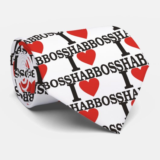 I Liebe Shabbos Krawatte (Gerollt)