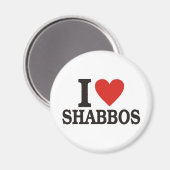 I Liebe Shabbos Magnet (Vorderseite/Rückseite)