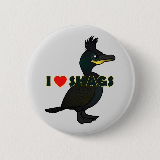 I Liebe Shags Button (Vorderseite)