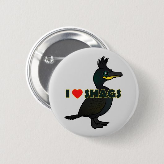 I Liebe Shags Button (Vorne & Hinten)