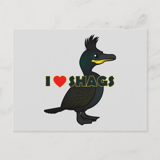 I Liebe Shags Postkarte (Vorderseite)