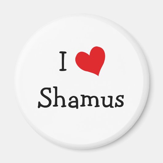 I Liebe Shamus Magnet (Vorne)