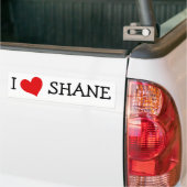 I Liebe Shane Autoaufkleber (Auf Lkw)