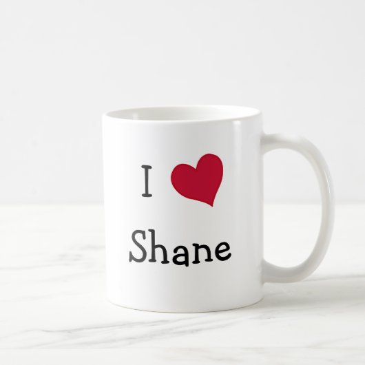 I Liebe Shane Kaffeetasse (Rechts)