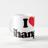 I Liebe Shanghai Kaffeetasse (Vorderseite Links)