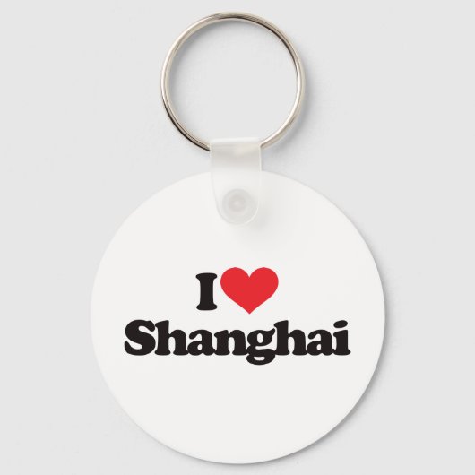 I Liebe Shanghai Schlüsselanhänger (Vorderseite)