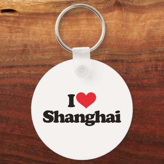 I Liebe Shanghai Schlüsselanhänger (Vorderseite)
