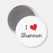 I Liebe Shannon Magnet (Vorderseite/Rückseite)