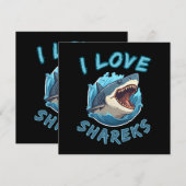 I Liebe Sharks Fisher (Vorne/Hinten)