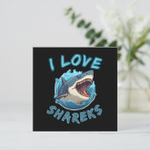 I Liebe Sharks Fisher (Stehend Vorderseite)