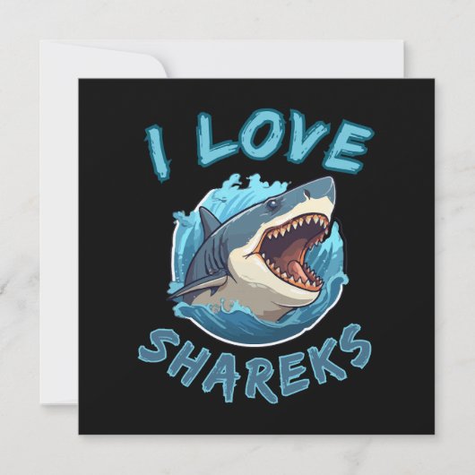 I Liebe Sharks Fisher (Vorderseite)