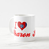 I Liebe Sharon, Tennessee Kaffeetasse (Vorderseite Links)