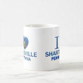 I Liebe Shartlesville, PA Kaffeetasse (Mittel)