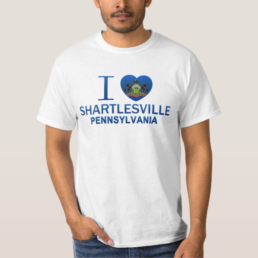 I Liebe Shartlesville, PA T-Shirt (Vorderseite)