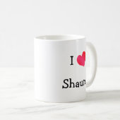 I Liebe Shauna Kaffeetasse (VorderseiteRechts)