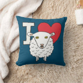 I Liebe Sheep Kissen (Decke)