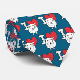 I Liebe Sheep Krawatte