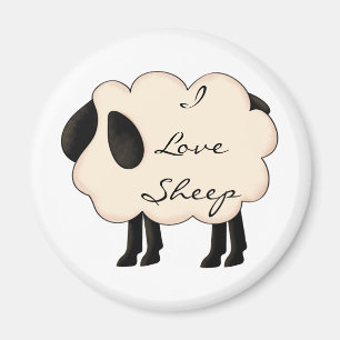 I Liebe Sheep Magnet