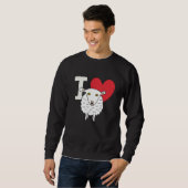 I Liebe Sheep Sweatshirt (Vorne ganz)