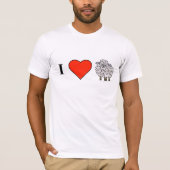 I Liebe Sheep T - Shirt (Vorderseite)