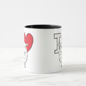 I Liebe Sheep Tasse (Zentrum)