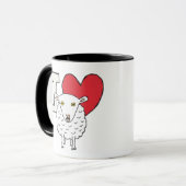 I Liebe Sheep Tasse (Vorderseite Links)