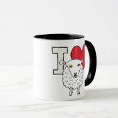 I Liebe Sheep Tasse (VorderseiteRechts)