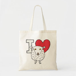 I Liebe Sheep Tragetasche
