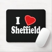 I Liebe Sheffield Mousepad (Mit Mouse)