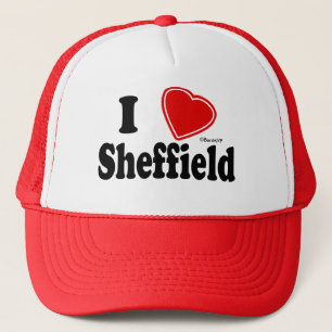 I Liebe Sheffield Truckerkappe