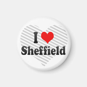 I Liebe Sheffield, Vereinigtes Königreich Magnet
