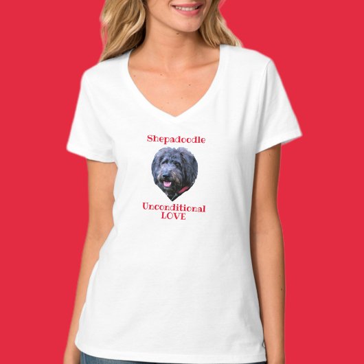 I Liebe Shepadoodles bedingungslose Liebe T - Shir T-Shirt