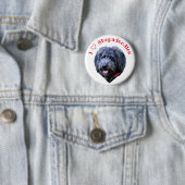 I Liebe Shepadoodles Dog Weiße Taste Button (Beispiel)